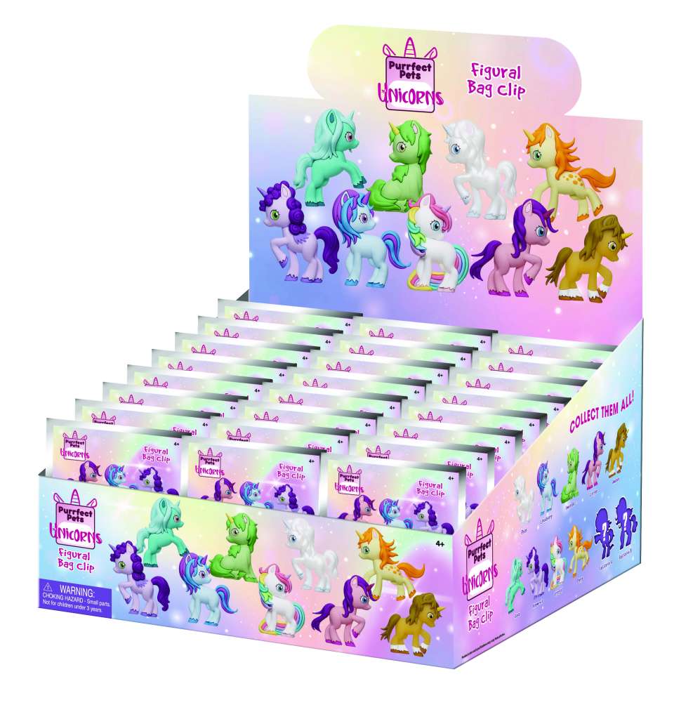 Unicorns S1 3D Bag Clip Blind Box Display (24) monogram