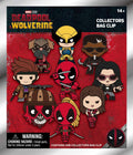 Deadpool 3D Bag Clip Blind Box Display (24) monogram