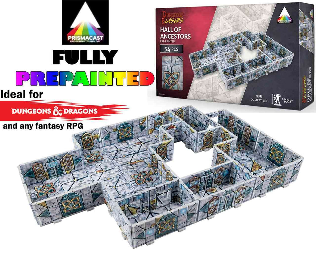 Dungeons & Lasers: Halls of Ancestors - Förmålade Terränger archon games