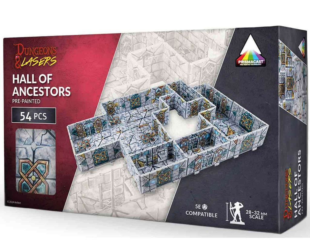 Dungeons & Lasers: Halls of Ancestors - Förmålade Terränger archon games