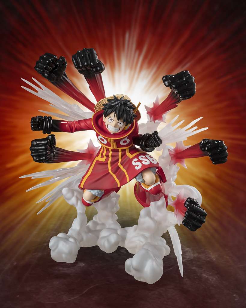 One Piece Monkey D. Luffy Gum-Gum Hawk Gatling Extra Batt Figuarts Zero