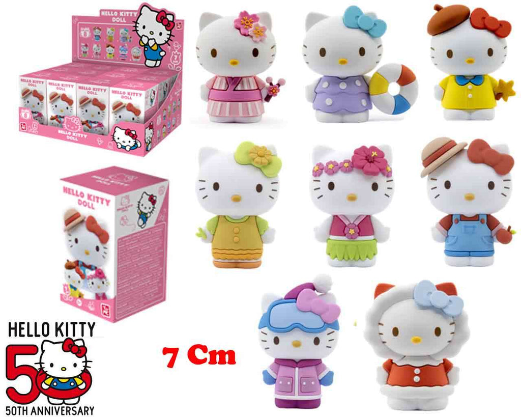 Hello Kitty - 7 cm Figur - Fyra Säsonger Serie - Display (12) yume