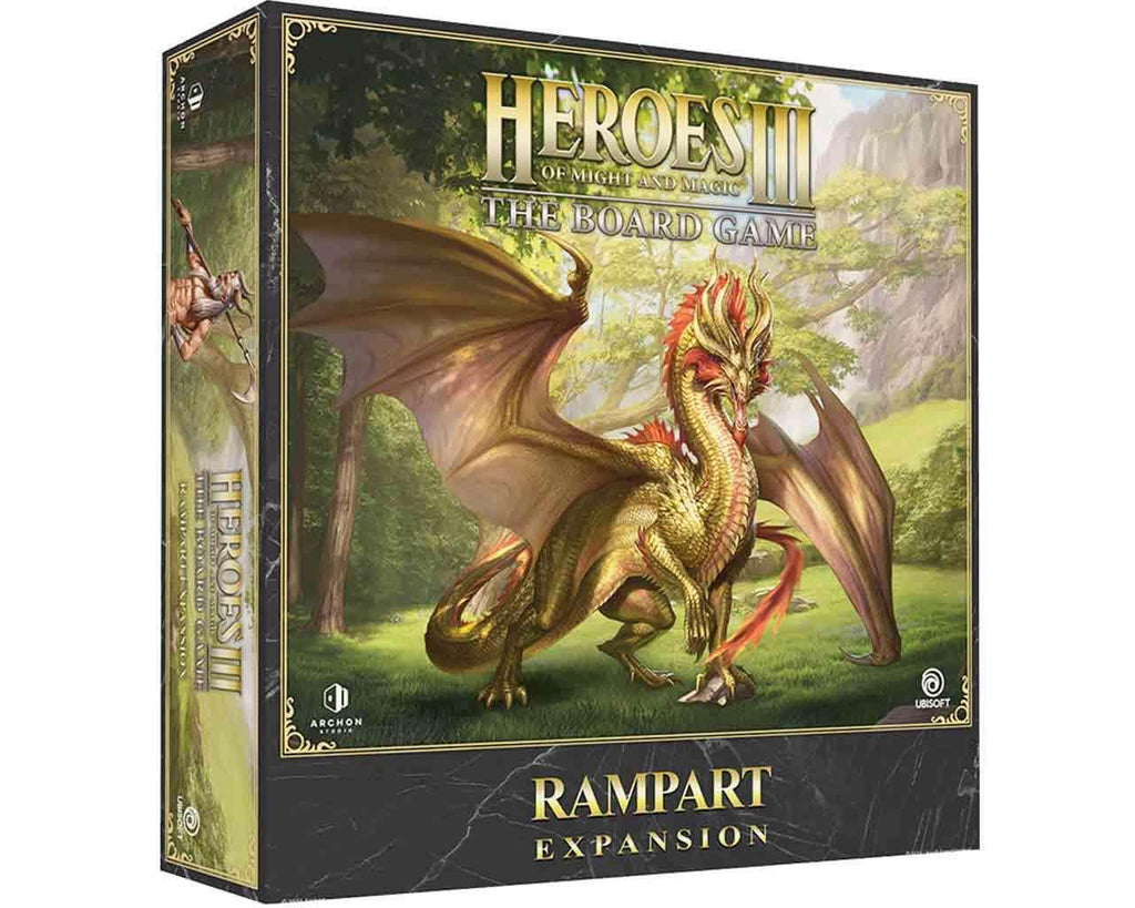 Heroes of Might and Magic III: The Board Game - Rampart Expansion Set - Engelsk Version - Robotto