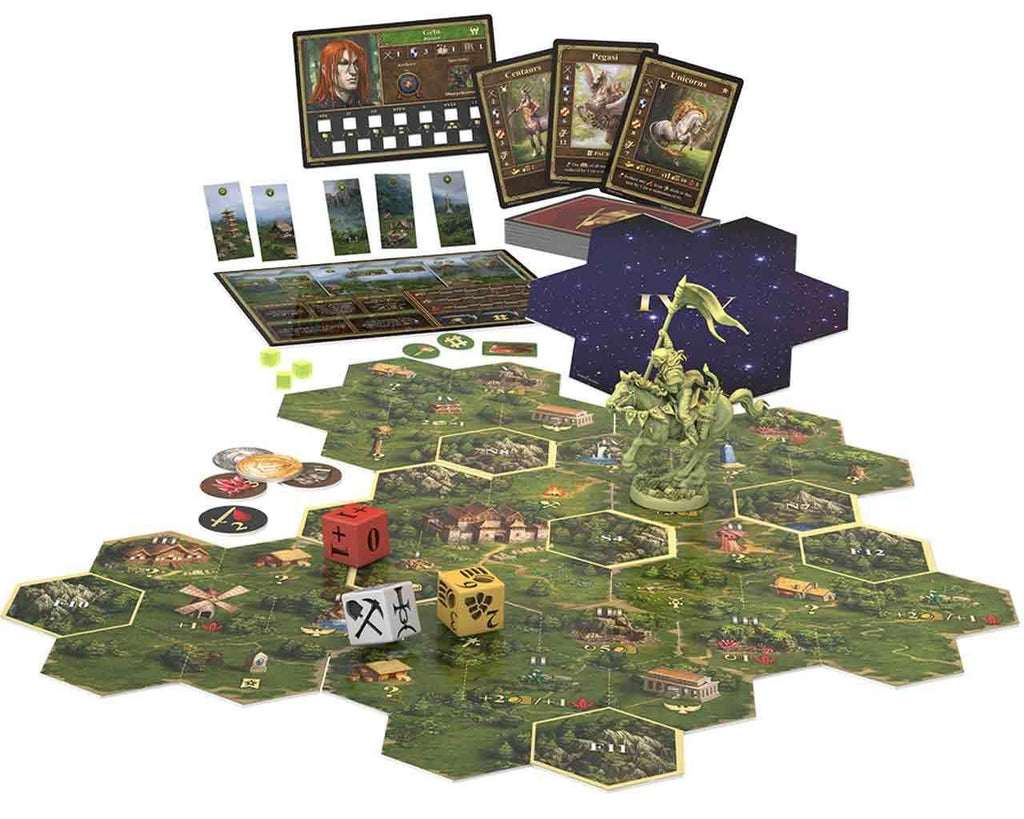 Heroes of Might and Magic III: The Board Game - Rampart Expansion Set - Engelsk Version - Robotto