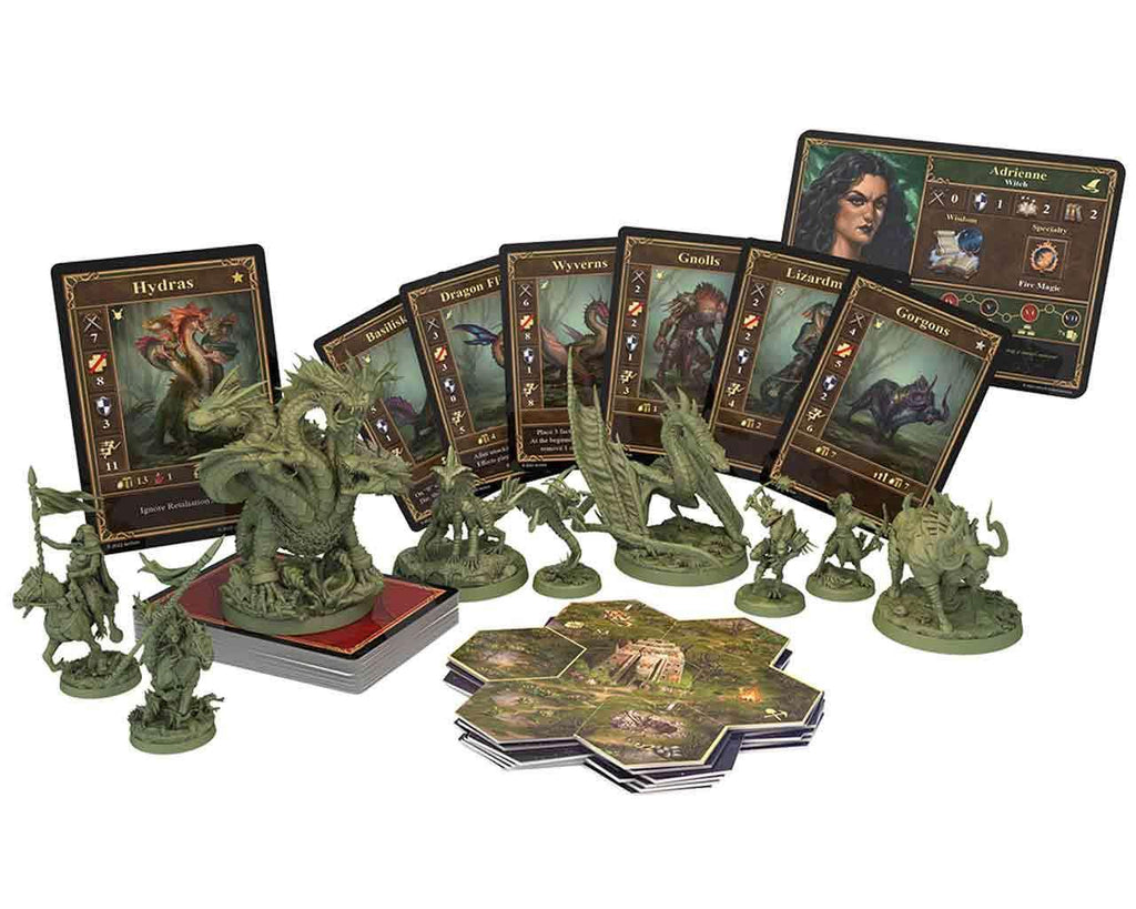 Heroes of Might and Magic III: Brädspel - Fortress Expansion Set - Engelsk Version - Robotto
