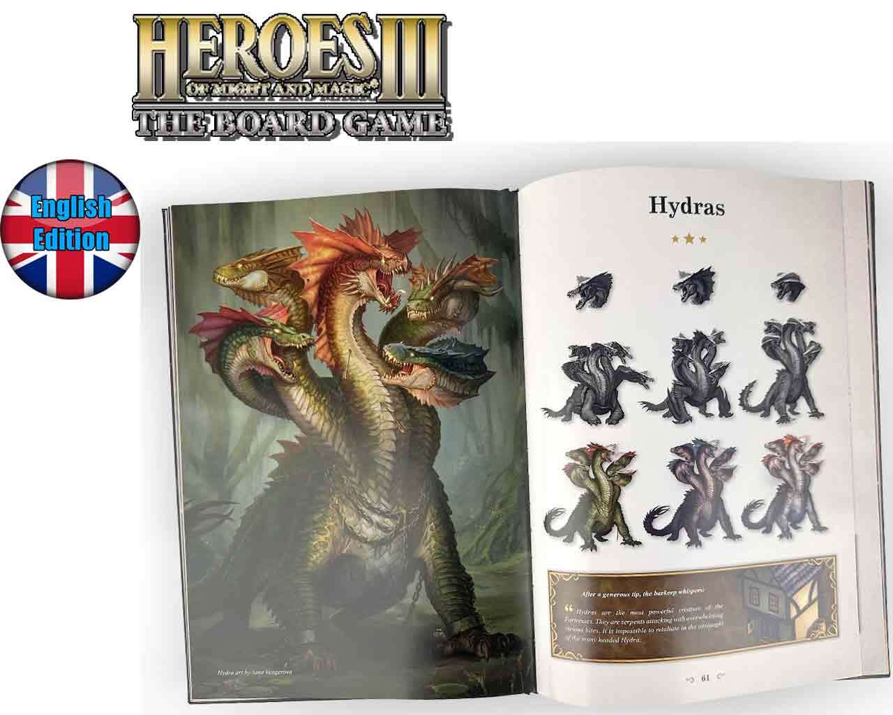 Heroes of Might and Magic III: Brädspel - Konstbok - Engelsk Version archon games