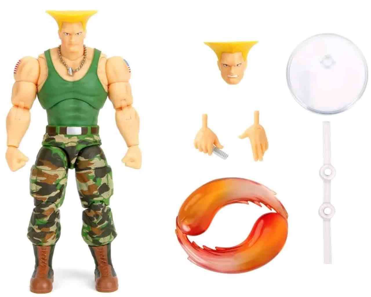 Street Fighter 2: Guile - De Luxe Action Figur Skala 1:12 jada toys