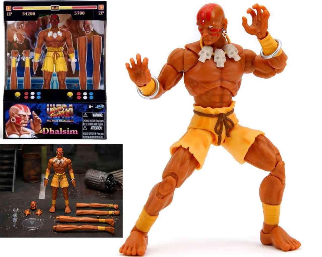 Street Fighter 2: Dhalsim - De Luxe Action Figure 1:12 jada toys