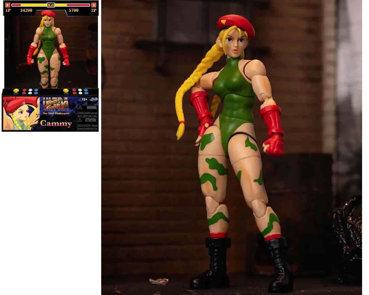 Street Fighter 2: Cammy - De Luxe Action Figur 1:12 jada toys