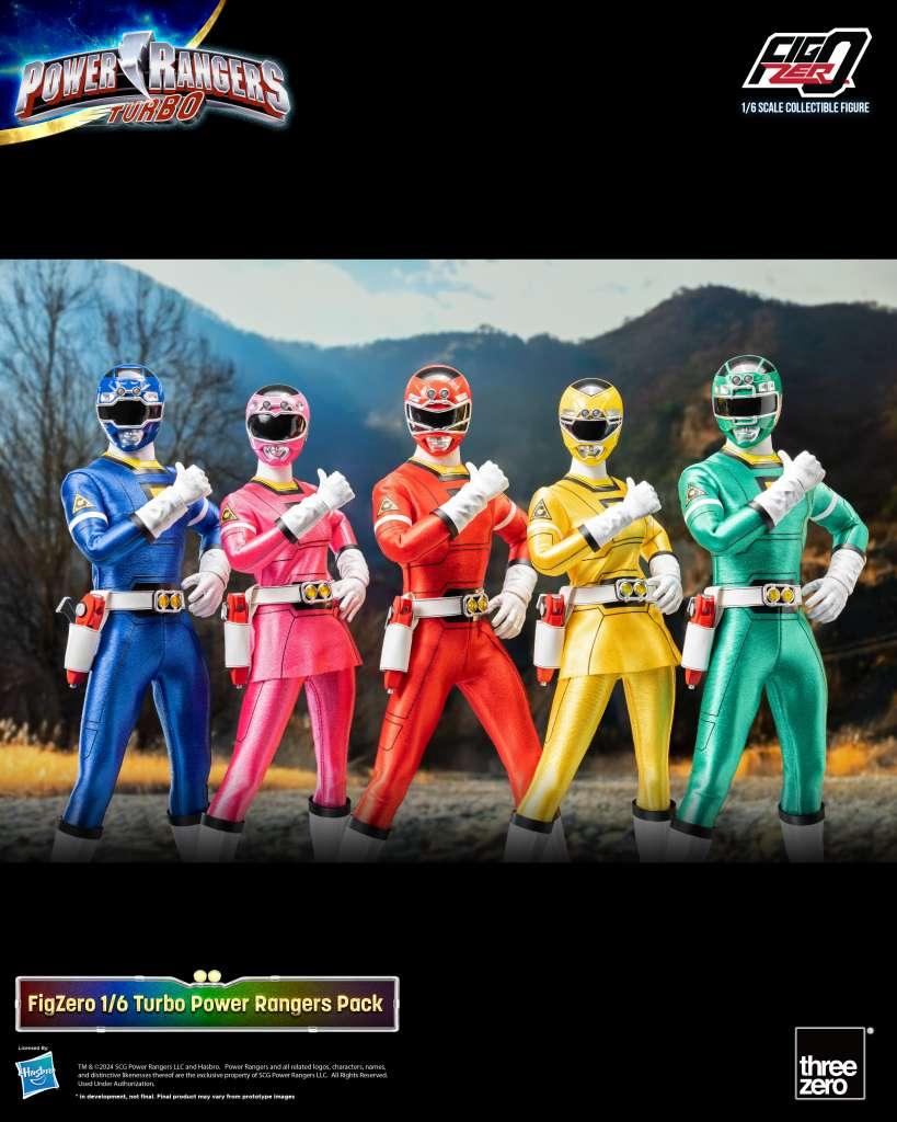 Power Rangers Turbo 1/6 Figur 5-pack - Robotto