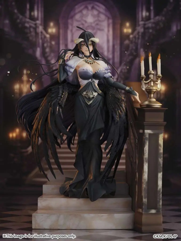 Overlord Albedo Deep Black Dress 1/7 Scale Figure