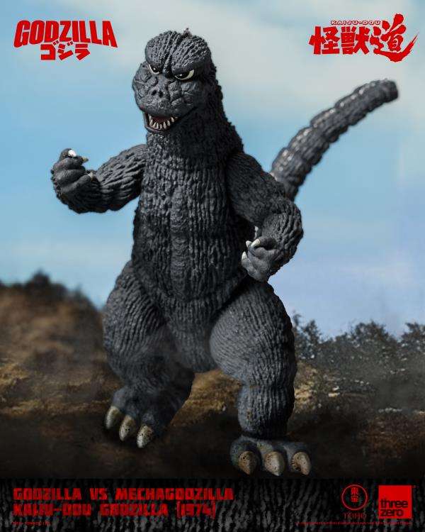 Godzilla vs Mechagodzilla Kaiju-Dou Godzilla 1974 Figurin threea toys/threezero