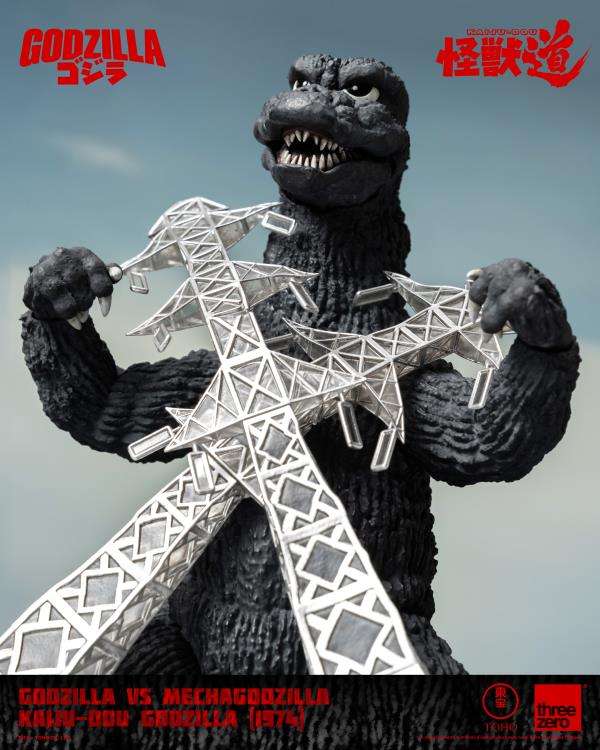 Godzilla vs Mechagodzilla Kaiju-Dou Godzilla 1974 Figurin threea toys/threezero