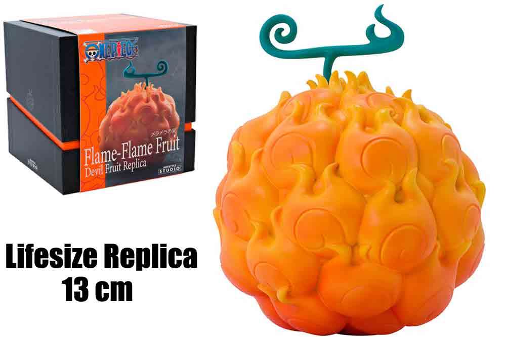 One Piece - Flame-Flame Fruit Livs storlek 1:1 Replica abystyle studio