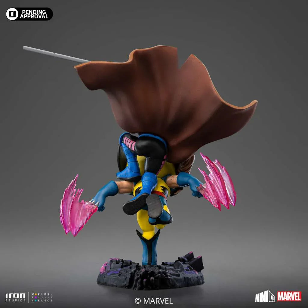 X-men 97 Gambit och Wolverine MiniCo Figur - Robotto
