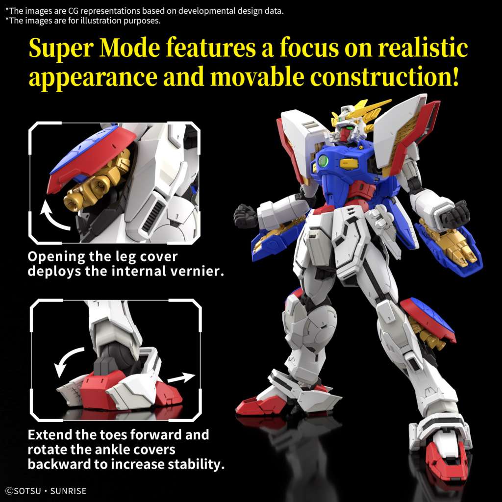 RG Gundam Shining 1/144 - Det Ultimata Modellkit bandai model kit gunpla