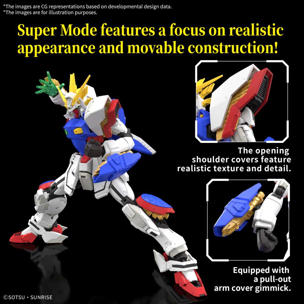 RG Gundam Shining 1/144 - Det Ultimata Modellkit bandai model kit gunpla