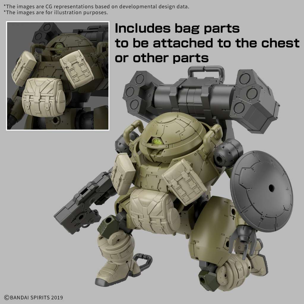 30mm BEXM-6 Roundnova i 1/144 - Det Perfekta Samlarobjektet bandai model kit gunpla