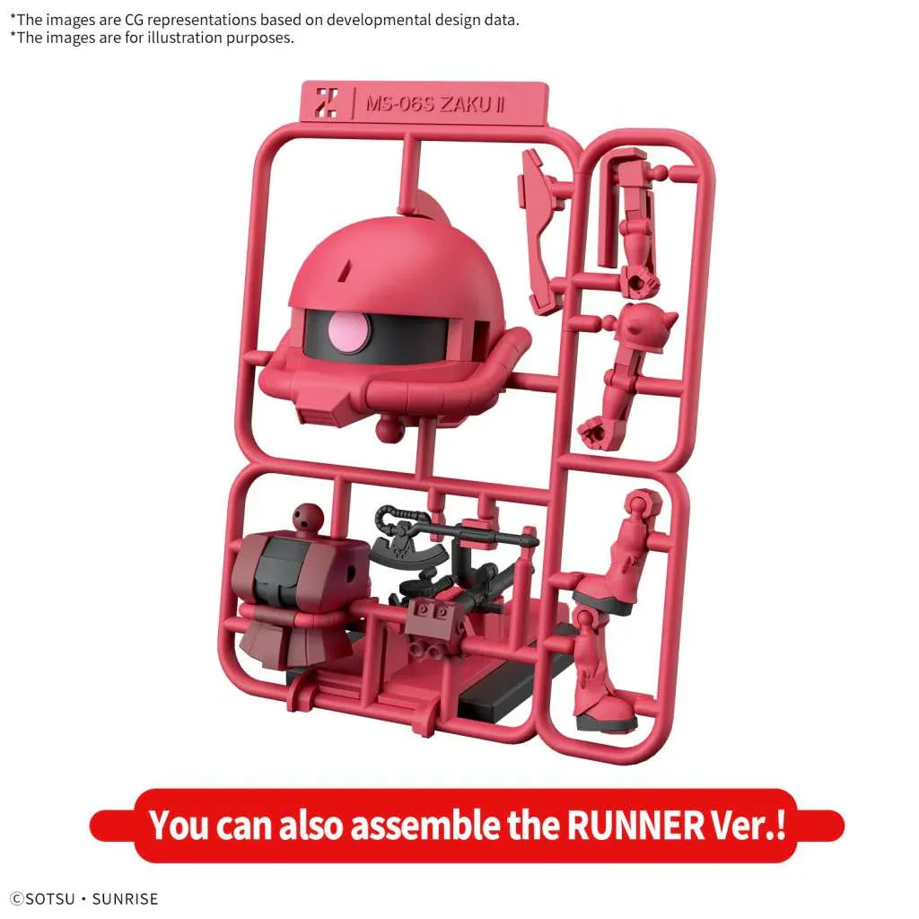 Charzaku-kun DX Set med Runner Återskapande Delar - Robotto
