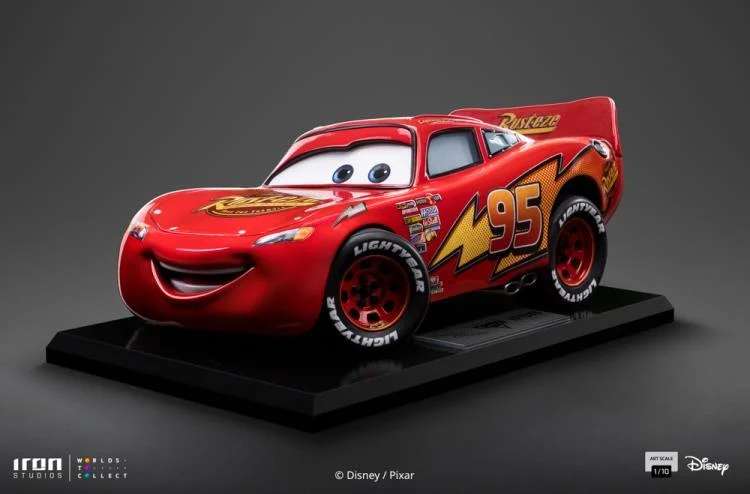 Cars Lightning McQueen 1/10 Staty iron studios