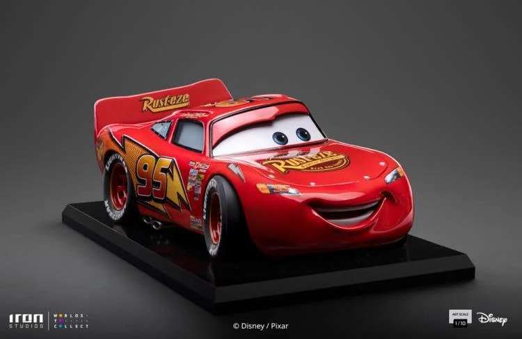 Cars Lightning McQueen 1/10 Staty iron studios