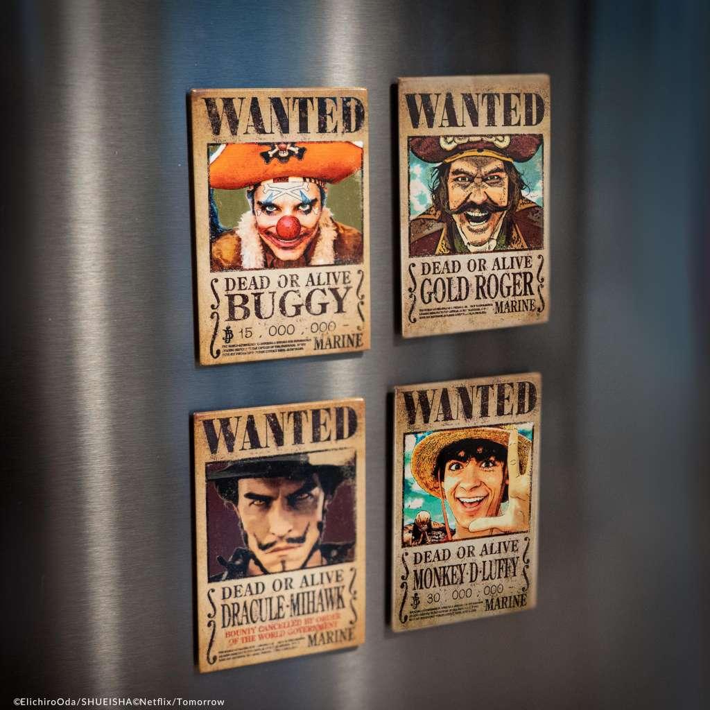 One Piece Wanted Magnet Set (4) - Robotto