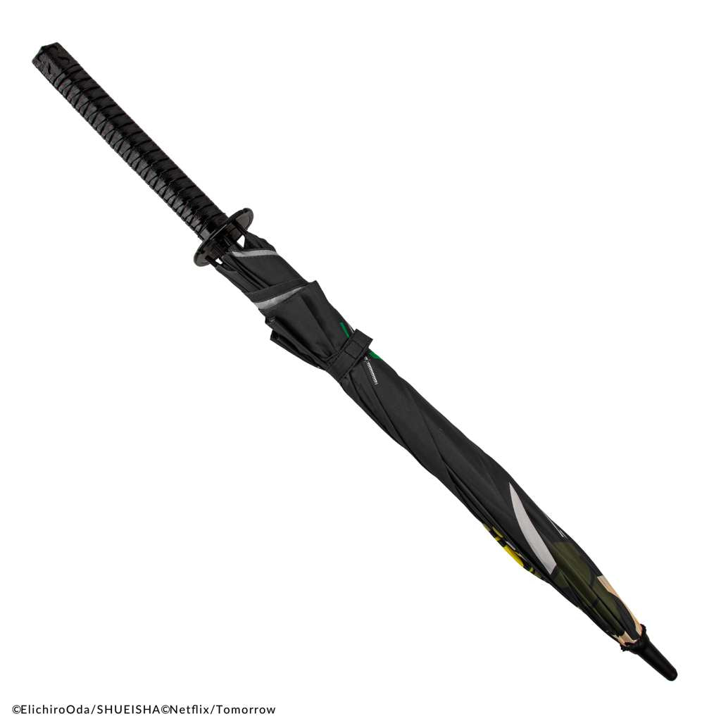 One Piece Zoro Svart Katana Paraply - Elegant och Funktionell Robotto