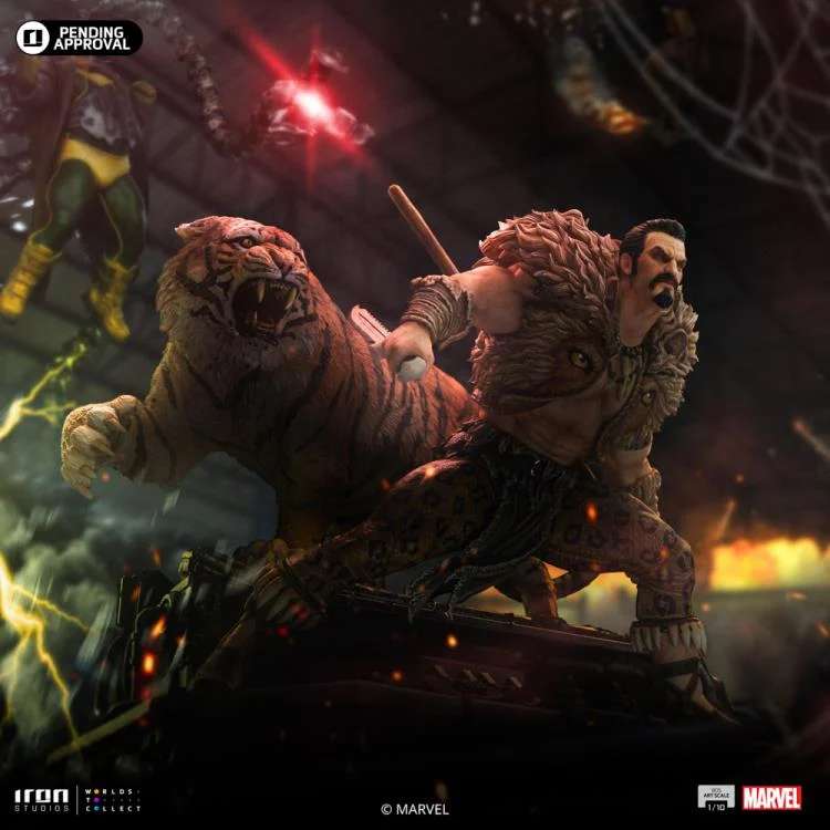 Spider-Man vs Villains Kraven 1/10 Staty iron studios