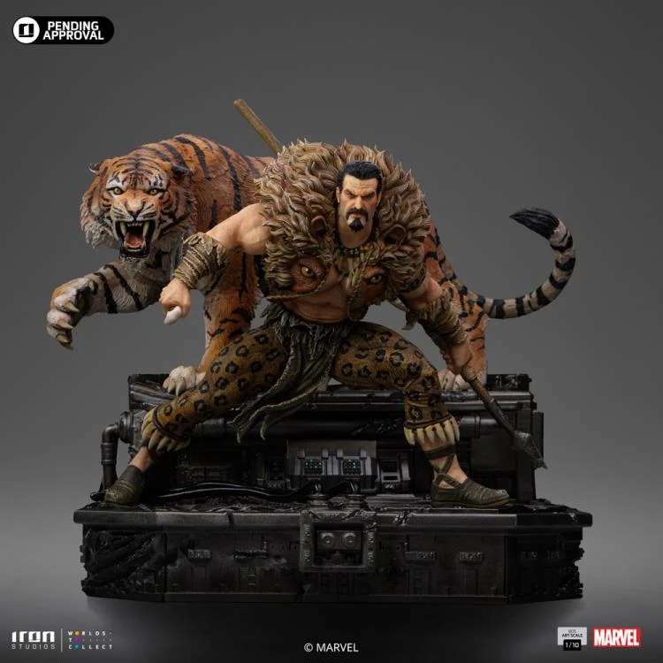 Spider-Man vs Villains Kraven 1/10 Staty iron studios