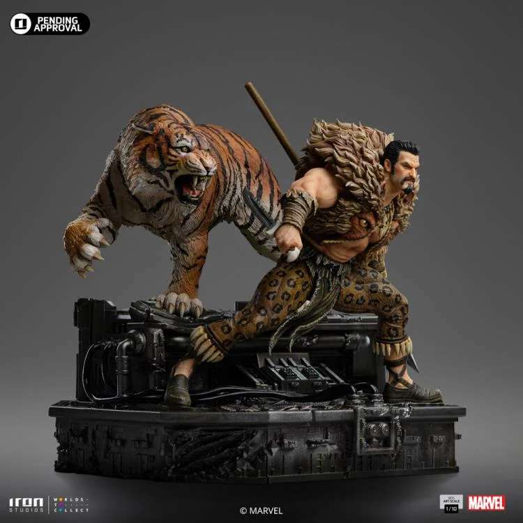 Spider-Man vs Villains Kraven 1/10 Staty iron studios