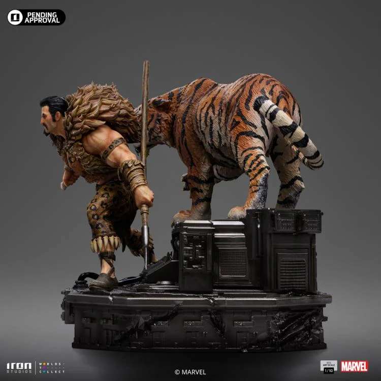 Spider-Man vs Villains Kraven 1/10 Staty iron studios