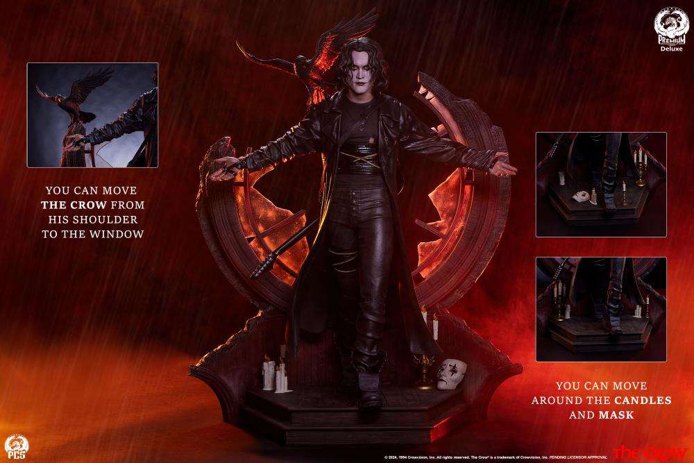 The Crow 1:3 Scale Statue Deluxe Edition pcs