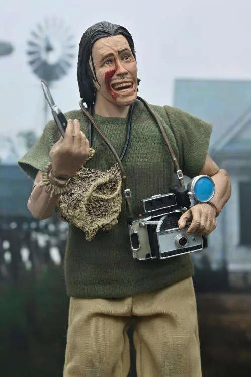 Texas Chainsaw Massacre 50-årsjubileum Hitchhiker 20 cm klädd actionfigur