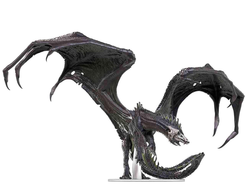 Dungeons & Dragons - Icons of the Realms - Adult Black Dragon Corruptor - Robotto