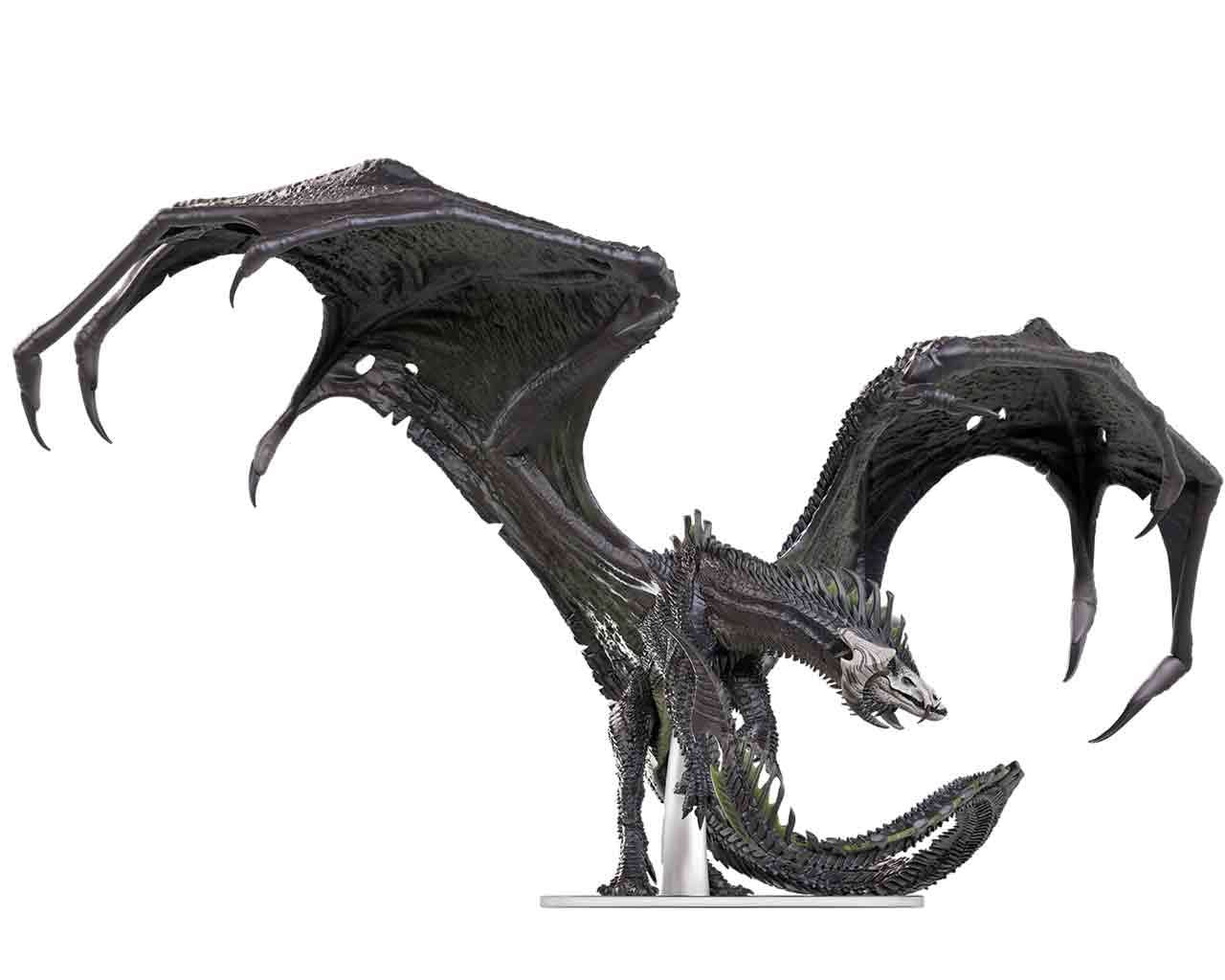 Dungeons & Dragons - Icons of the Realms - Adult Black Dragon Corruptor wizkids