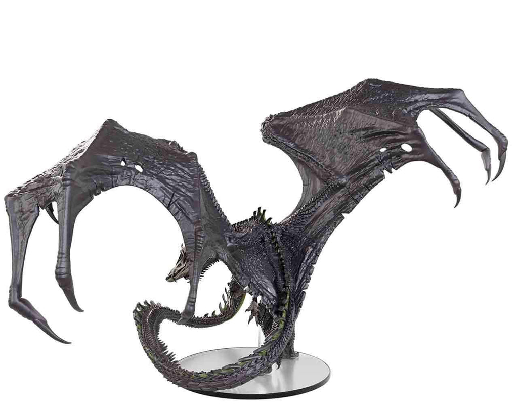 Dungeons & Dragons - Icons of the Realms - Adult Black Dragon Corruptor - Robotto