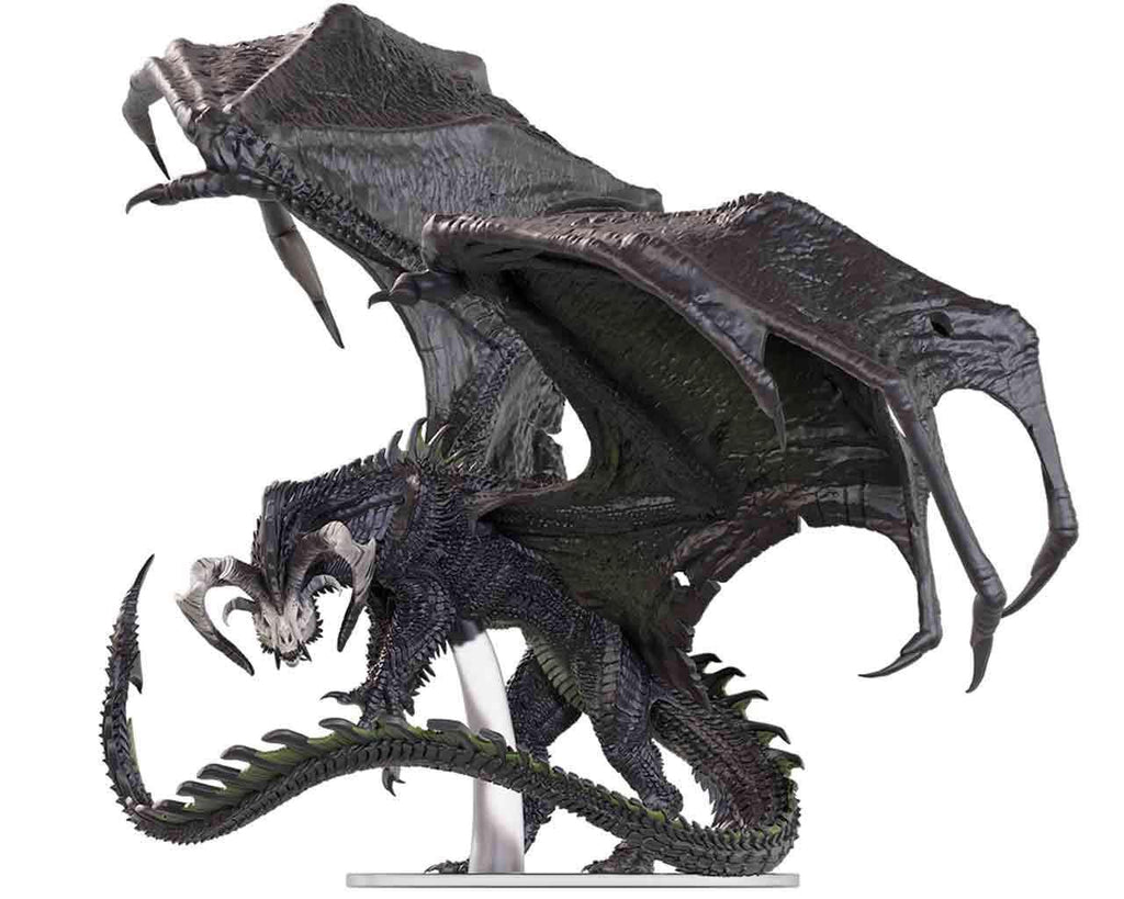 Dungeons & Dragons - Icons of the Realms - Adult Black Dragon Corruptor - Robotto