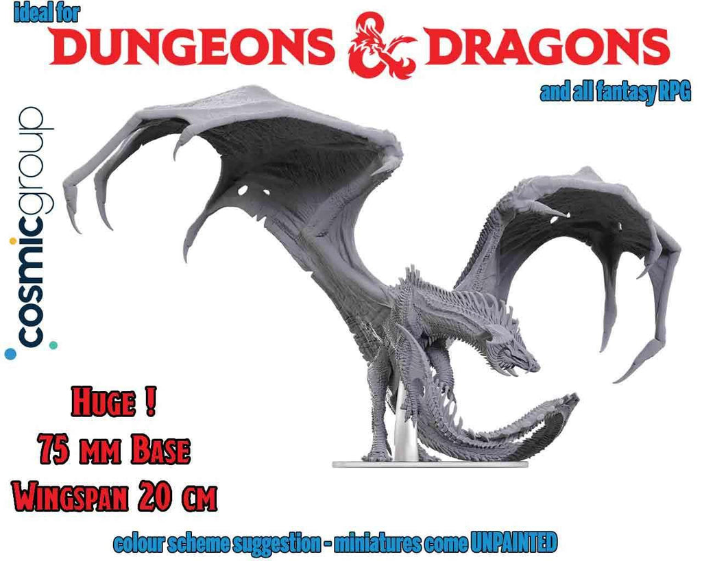 Dungeons & Dragons - Nolzur's Marvelous Miniatures - Adult Black Dragon Corruptor - Robotto