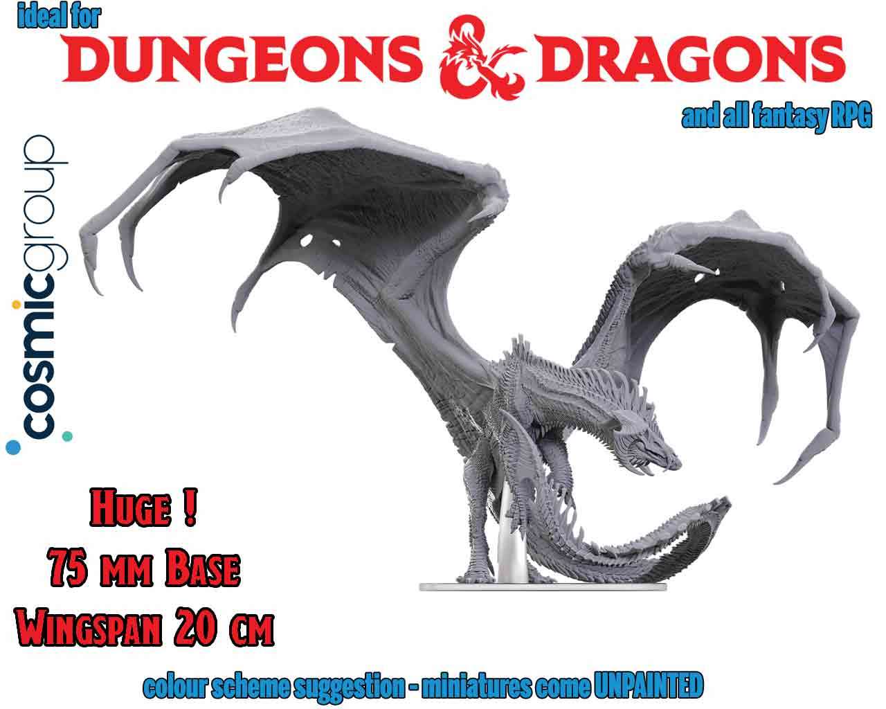 Dungeons & Dragons - Nolzur's Marvelous Miniatures - Adult Black Dragon Corruptor wizkids