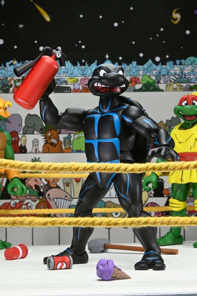 TMNT Stump Wrestling Turtles 4-Pack Actionfigurer - Robotto