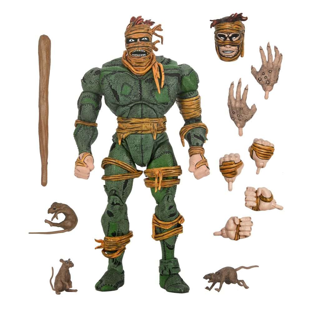 TMNT Mirage Comics Rat King Actionfigur neca