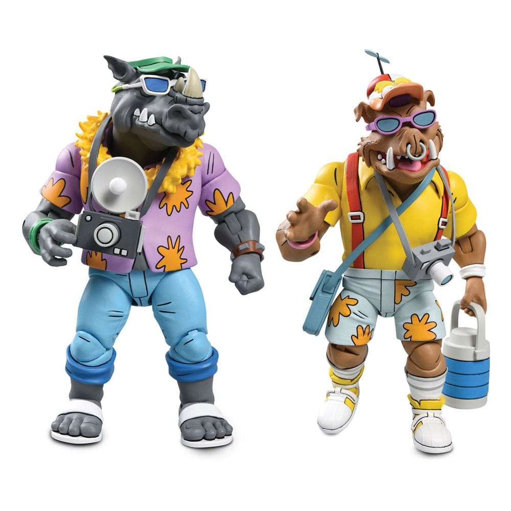 TMNT Tecknad Semester Bebop och Rocksteady 2-Pk neca