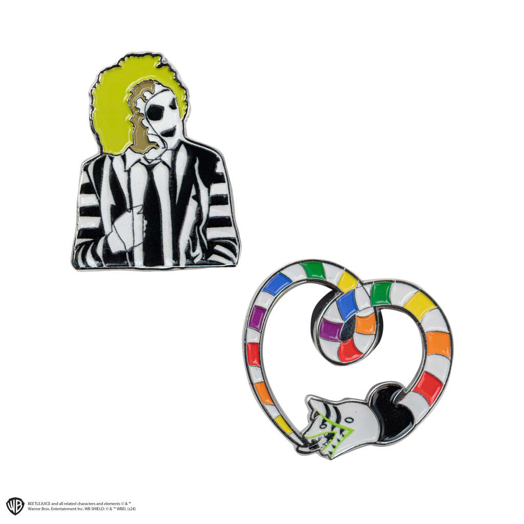 Beetlejuice och Sandmask Pins Set (2) cinereplicas