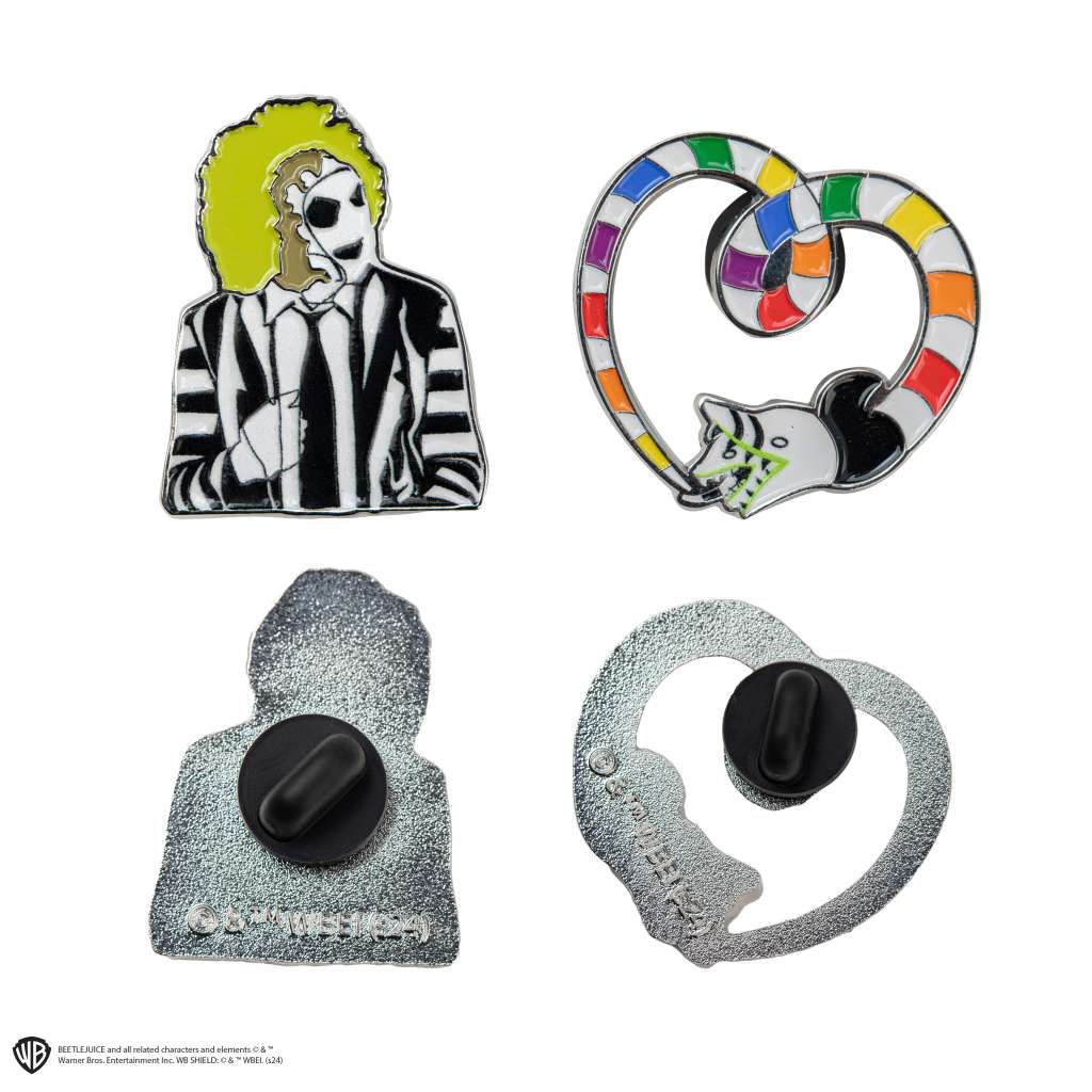 Beetlejuice och Sandmask Pins Set (2) cinereplicas