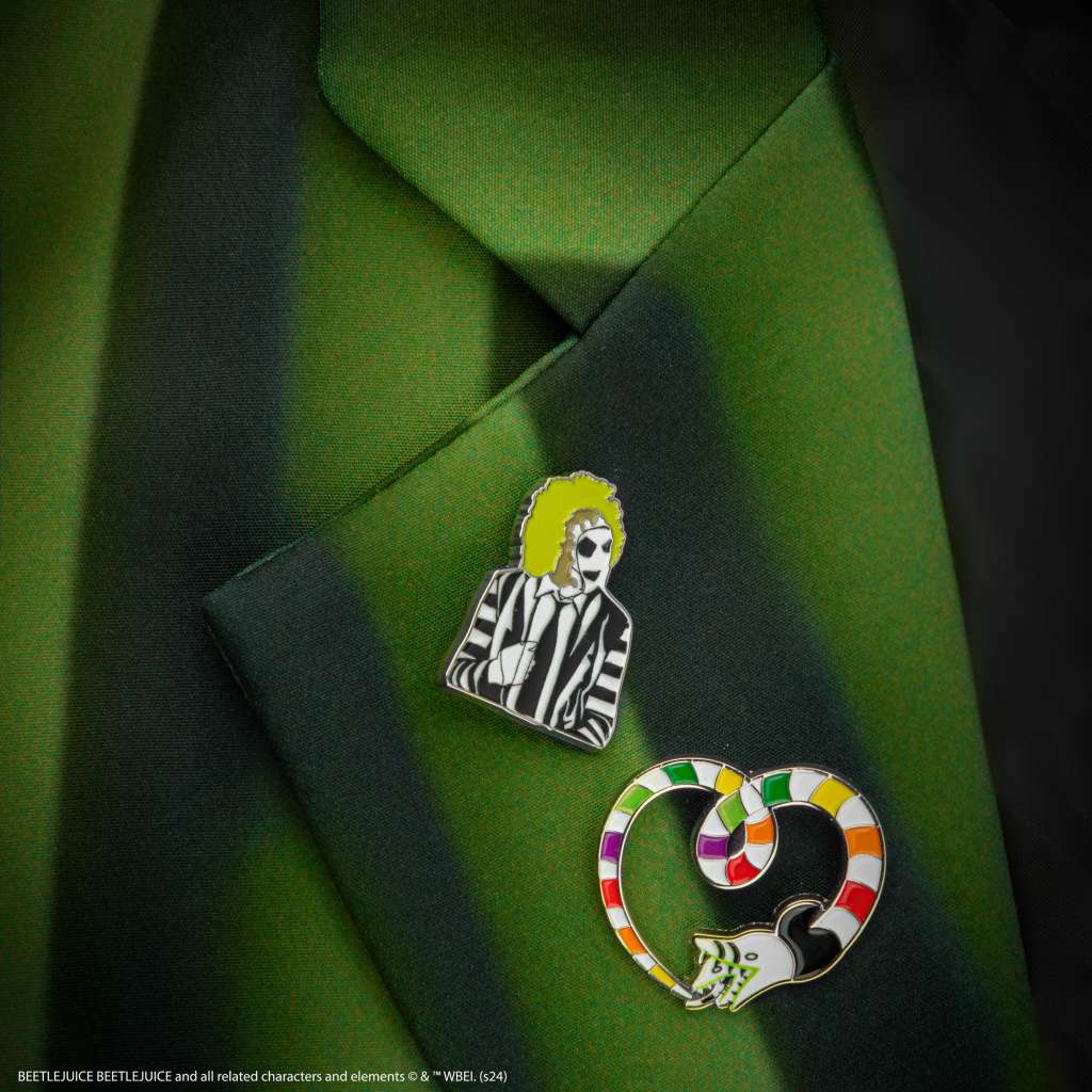 Beetlejuice och Sandmask Pins Set (2) cinereplicas