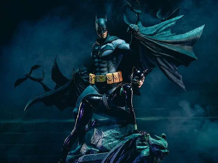 Batman och Catwoman Återförening 1/4 Skala Staty - Robotto
