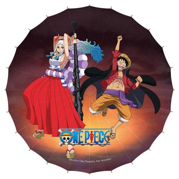 One Piece Luffy & Yamato Japansk Parasol Robotto