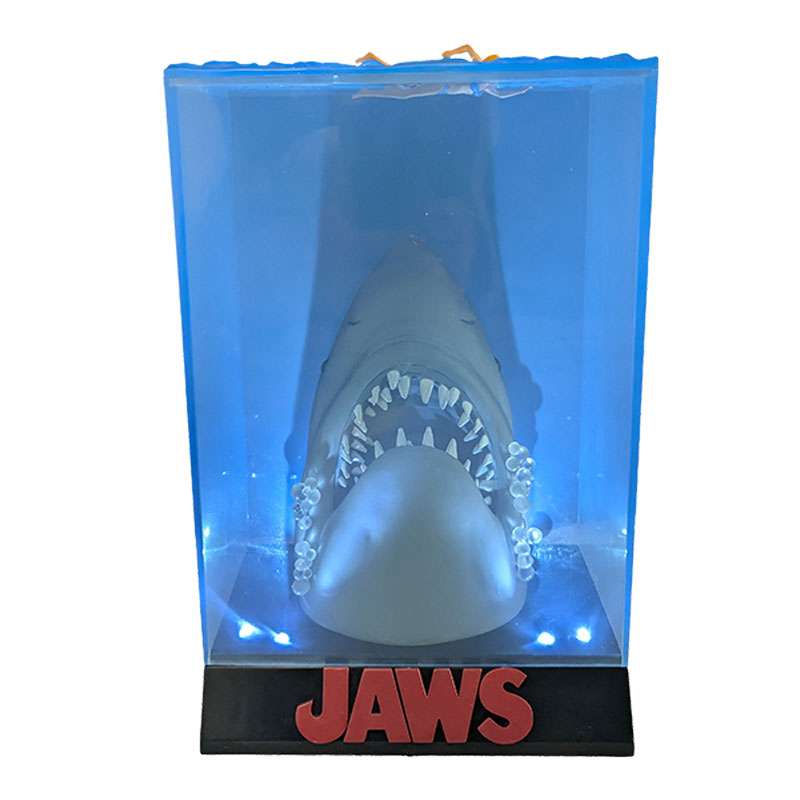 Jaws 3D Film Affisch 50-årsjubileum Ljusfigur sd toys
