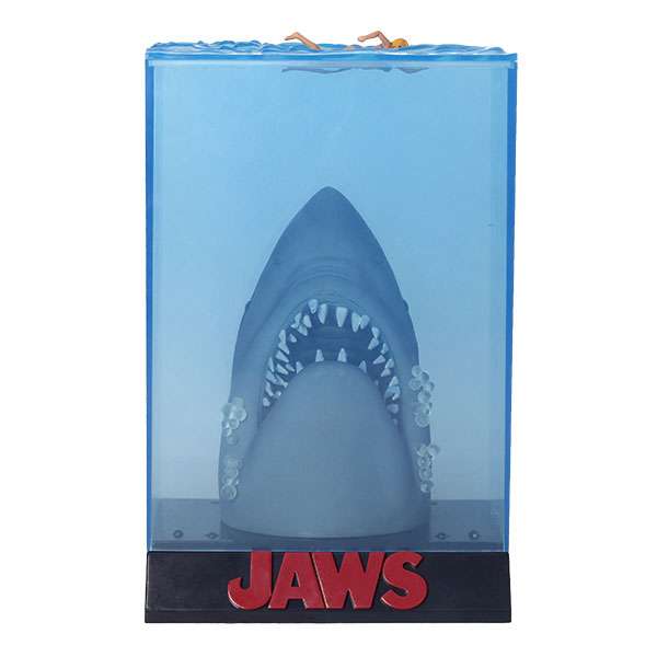 Jaws 3D Film Affisch 50-årsjubileum Ljusfigur sd toys