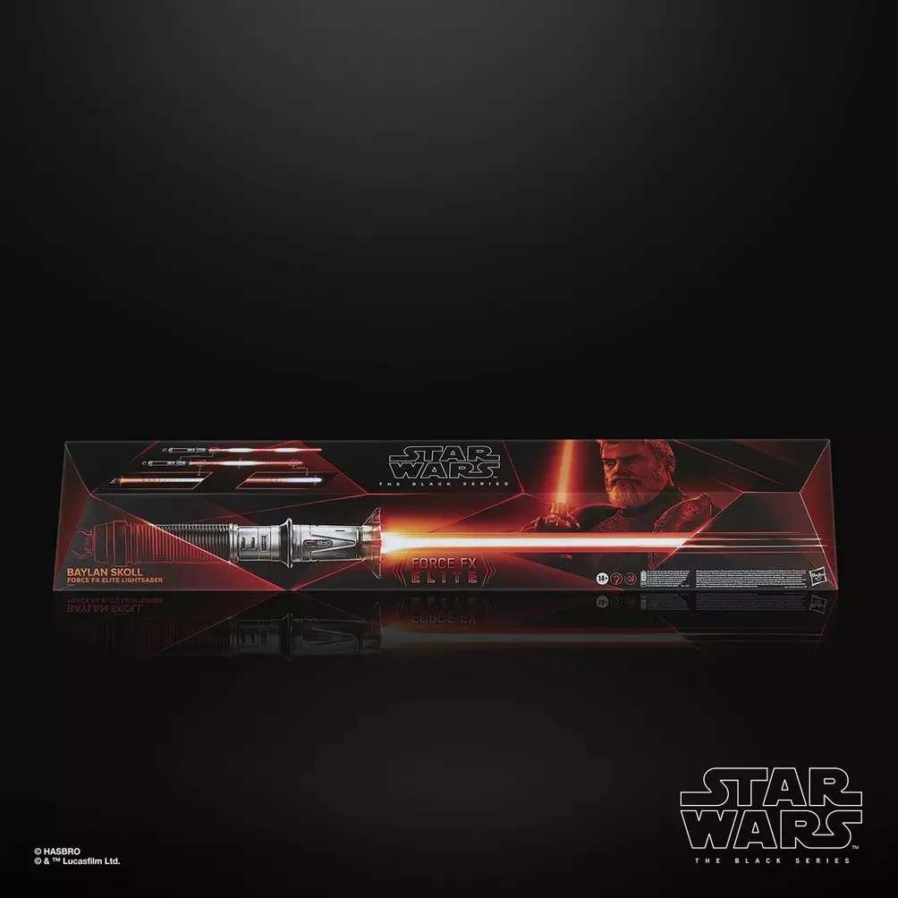 Star Wars The Black Series Force FX Elite Baylan Skoll Lightsaber hasbro